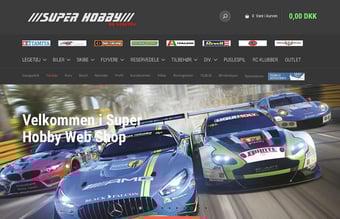 SuperHobby.dk – etableret webshop indenfor fjernstyrede biler og fly