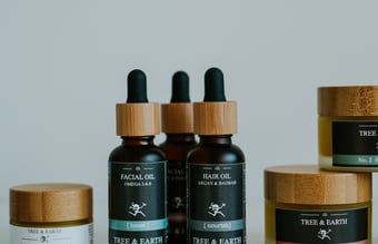 Tree & Earth Skincare til salg - etableret dansk hudplejebrand