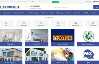 Vildmedmaling.dk - Salg af maling og tilbehør online - Omsætning 1 million kroner 