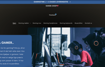 Dropshipping webshop med salg af gaming udstyr - Dansk Leverandør med hurtig fragt.
