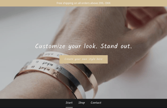 Køreklar dropshipping webshop med populære niche smykker