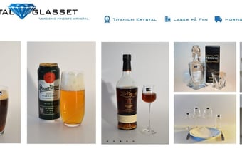 Webshop med krystalglas i top kvalitet fra Tjekkiet.