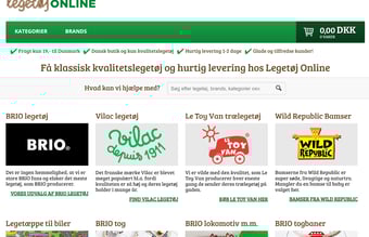 Simpel og nem webshop til salg - Salg af legetøj med 10 års historik sælges