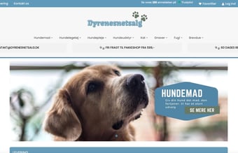 Dyrenesnetsalg.dk - Dyreartikler og foder til dyr - Omsætning for 2022: 656.876 kr. inkl moms.