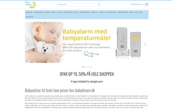 Baby Webshop med varelager - Rygsække, babyalarmer, badelegetøj, legetøj og MEGET mere.