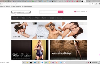 Scandinaviantoys.dk - Fuld funktionsdygtig sexshop med dropshipping