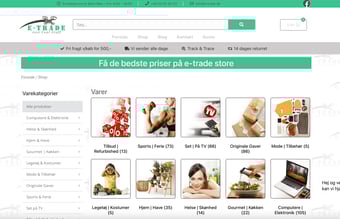 Dropshipping webshop sælges - 250 produkter af forskellige gadgets