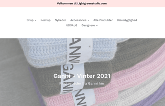 Lightgreenstudio.com sælges inklusivt varelager