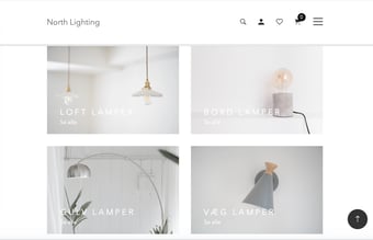 Køreklar webshop med belysning