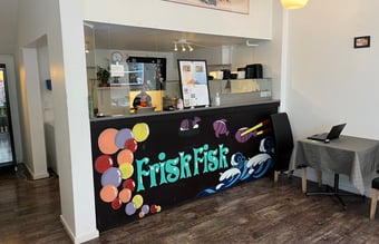 Sushibar til salg i midten af gågaden - Nykøbing Falster