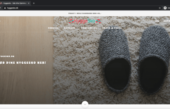 Klargjort Dropshipping Webshop med salg af Hjemmesko