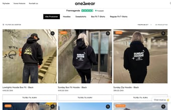 Komplet Streetwear Webshop – Moderne brand med stort vækstpotentiale