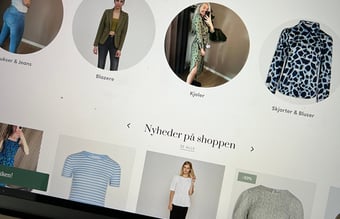 Webshop - Moderne tøj til yngre kvinder - Professionelt udviklet webshop - omsat for 114.000 kr. inkl. moms
