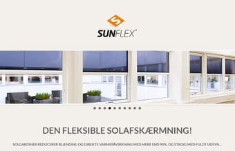 Egen gardin produktion til skibe, kontorer og private