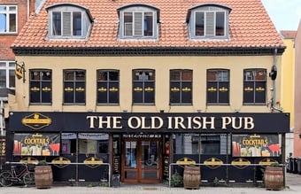 Irish pub - overdrages - Ingen nøglepenge