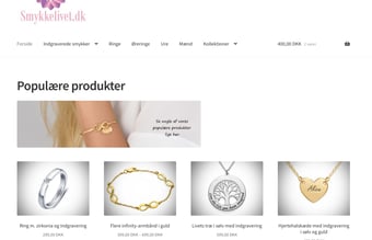 NY PRIS - Webshop med personlige smykker 