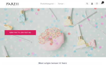 Køreklar webshop med pynt til alle fester 