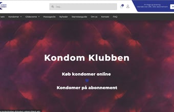 Webshop med salg af kondomer 