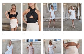 Webshop med tøj til unge kvinder sælges - 18.200 følgere på Instagram og ca. 8149 tusind følgere på facebook. 