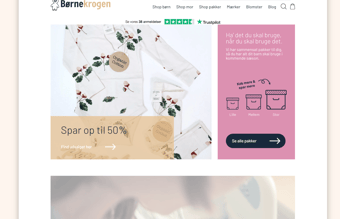 Køreklar webshop med flot identitet - omsat for ca. 200.000 kr. i 2020