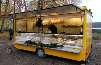 Mobil forretning - ost, vin og delikatesser