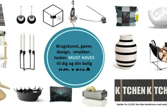 Velfungerende Webshop med brugskunst og interiør 