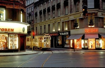 Madforretning på Nørrebrogade tæt ved Elmegade