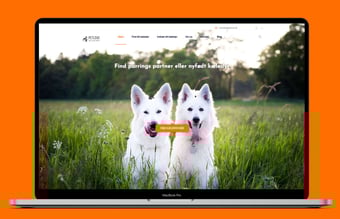 Tinder for kæledyr - Parrings partner for kæledyr - Omtalt i bl.a. TV2 og Se og hør. 