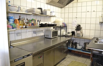 Centralt beliggende café