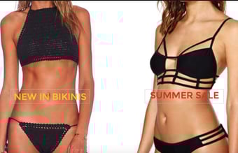 Nichewebshop der sælger bikinier (nedsat)