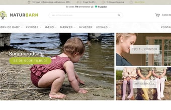 Etableret webshop med børnetøj sælges - Omsætning H2, 2024: 169.000 kr.