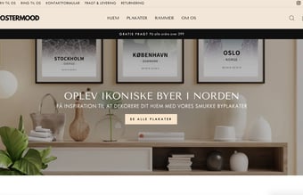 Dropshipping shop med salg af byplakater