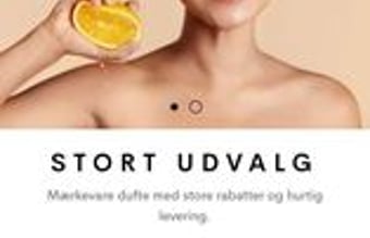 parfume webshop sælges