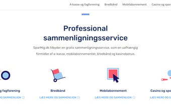 Affiliateside med sammenligning af a-kasser, bredbånd, mobiltelefoni mv. sælges