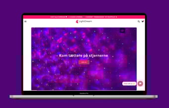 Webshop Lightdream - Overskud før skat 63.018 DKK - Salg af stjerneprojektorer 