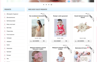 Webshop Babypynt.dk inkl alle rettigheder er til salg 