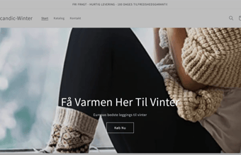 Stilet webshop med et produkt med høj kvalitet