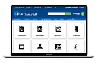 Hvidevaredele.dk - salg af reservedele til hårde hvidevarer - Omsætning 2021: 2.712.427 kr. 