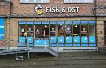 Super Flot fiskebutik i hjertet af Øgade- kvarteret. - Aalborg.