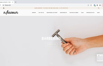 PRISEN REDUCERT  - varelager inkluderet -  Etableret webshop med bæredygtige produkter sælges.