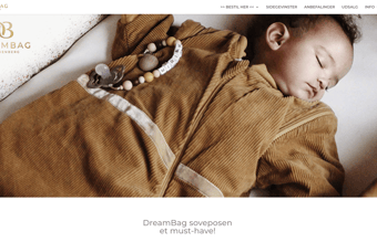 DreamBag - Unik sovepose til børn af højeste kvalitet - Et must-have hos mange forældre