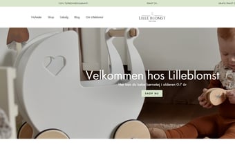 Kørende webshop med børnetøj - omsætning 2021: 59.078 kr. 