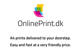 Onlineprint.dk - En printservice med 100% automatisk forsendelse til døren.