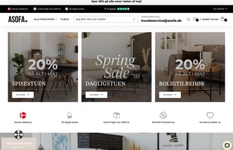 Vækstklar møbelwebshop med +240.000 kr i omsætning på få uger