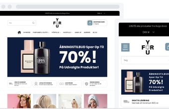 foryou.dk - Dropshipping webshop med 9500 produkter - klar til lancering!