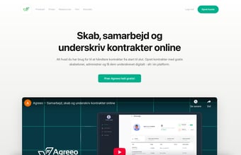 Agreeo.io – Komplet platform til digitale kontrakter, samarbejde og e-signering