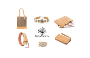 Webshop med bæredygtige produkter i kork