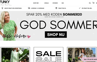 Hyggelig og personlig webshop med modetøj til kvinder. 