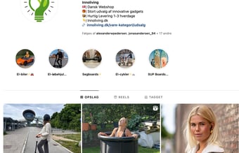 Innovativ webshop med nyudviklet hjemmeside