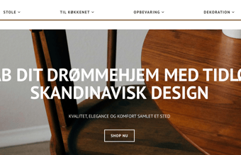 Køreklar dropshipping webshop med salg af møbler